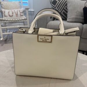 Kate Spade New York Beige Leather Shoulder & Hand Bag